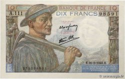 10 Francs MINEUR FRANCE 1946 F.08.15