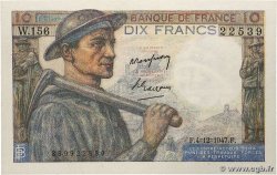 10 Francs MINEUR FRANCE 1947 F.08.19