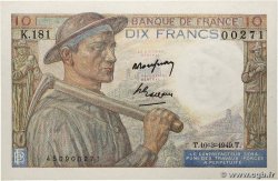 10 Francs MINEUR FRANCE 1949 F.08.20