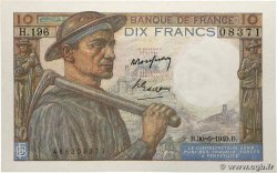 10 Francs MINEUR FRANCE 1949 F.08.22