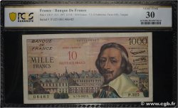 10 NF sur 1000 Francs RICHELIEU FRANCE 1957 F.53.01