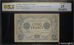 5 Francs NOIR FRANCE 1873 F.01.20