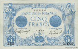 5 Francs BLEU FRANCE  1915 F.02.25
