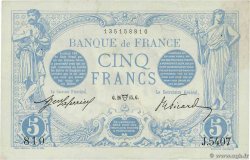 5 Francs BLEU FRANCE  1915 F.02.26