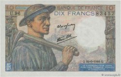10 Francs MINEUR FRANCE 1944 F.08.12