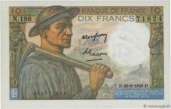 10 Francs MINEUR FRANCE 1949 F.08.22