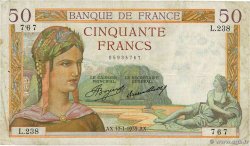 50 Francs CÉRÈS FRANCE 1935 F.17.03 TB
