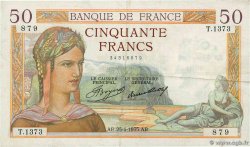 50 Francs CÉRÈS FRANCE 1935 F.17.08