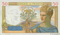 50 Francs CÉRÈS modifié FRANCE 1937 F.18.02 XF+