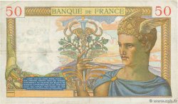 50 Francs CÉRÈS modifié FRANCE 1939 F.18.28 VF