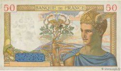 50 Francs CÉRÈS modifié FRANCE 1940 F.18.42 VF+