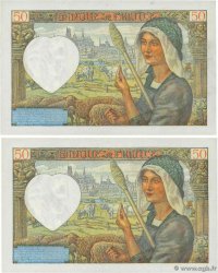 50 Francs JACQUES CŒUR Consécutifs FRANCE 1941 F.19.12 AU+