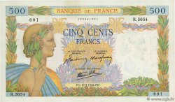 500 Francs LA PAIX FRANCE 1942 F.32.31