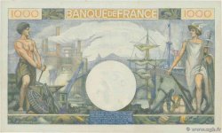 1000 Francs COMMERCE ET INDUSTRIE FRANCIA  1944 F.39.10 AU