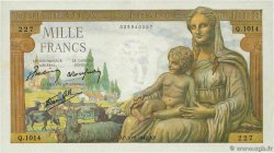 1000 Francs DÉESSE DÉMÉTER FRANCE 1942 F.40.05