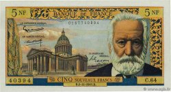 5 Nouveaux Francs VICTOR HUGO FRANCE 1961 F.56.09
