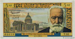 5 Nouveaux Francs VICTOR HUGO FRANCE 1963 F.56.13