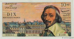 10 Nouveaux Francs RICHELIEU FRANCE 1960 F.57.10