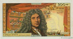 500 Nouveaux Francs MOLIÈRE FRANCIA 1966 F.60.09 SPL