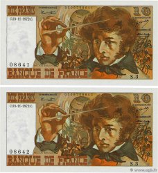 10 Francs BERLIOZ Consécutifs FRANCE 1972 F.63.01