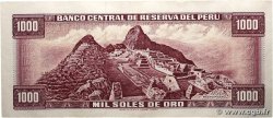 1000 Soles de Oro PÉROU 1969 P.105a SUP+