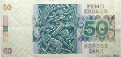 50 Kroner NORVÈGE 1990 P.42e TTB