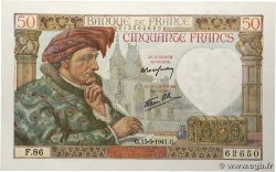 50 Francs JACQUES CŒUR FRANCE 1941 F.19.11