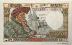 50 Francs JACQUES CŒUR FRANCE 1941 F.19.17