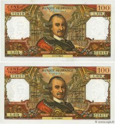 100 Francs CORNEILLE Consécutifs FRANCE 1968 F.65.21