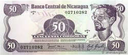 50 Cordobas NICARAGUA 1984 P.140 SUP+
