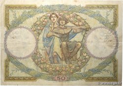 50 Francs LUC OLIVIER MERSON FRANCE  1927 F.15.01 B+