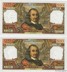 100 Francs CORNEILLE Consécutifs FRANCE 1977 F.65.59 pr.NEUF