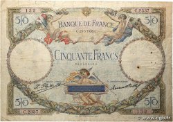 50 Francs LUC OLIVIER MERSON FRANCE 1928 F.15.02