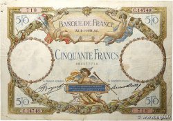 50 Francs LUC OLIVIER MERSON type modifié FRANCE 1934 F.16.05