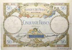 50 Francs LUC OLIVIER MERSON type modifié FRANCE 1934 F.16.05