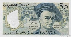 50 Francs QUENTIN DE LA TOUR FRANCE 1992 F.67.18