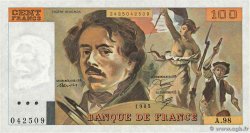 100 Francs DELACROIX modifié FRANKREICH  1985 F.69.09