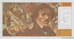 100 Francs DELACROIX imprimé en continu Numéro spécial FRANCIA 1993 F.69bis.08 FDC