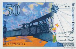 50 Francs SAINT-EXUPÉRY FRANCE 1993 F.72.02 NEUF