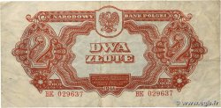 2 Zlote POLOGNE 1944 P.106 TB+