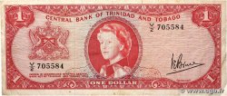 1 Dollar TRINIDAD et TOBAGO 1964 P.26c TB