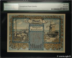 75 Mark MEMEL  1922 P.08 SPL