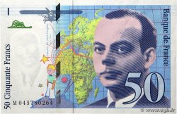 50 Francs SAINT-EXUPÉRY modifié FRANCIA 1997 F.73.04 q.SPL