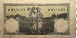 100000 Lei ROUMANIE 1946 P.058a TB+