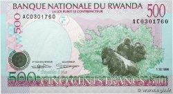 500 Francs RWANDA 1998 P.26b NEUF