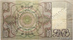 10 Gulden Annulé PAYS-BAS 1933 P.049 TB+