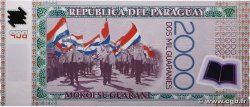 2000 Guaranies PARAGUAY 2008 P.228b UNC-