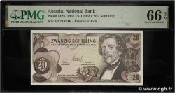 20 Schilling AUTRICHE  1967 P.142a