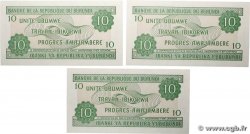 10 Francs Consécutifs BURUNDI 2005 P.33e NEUF
