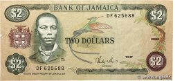 2 Dollars JAMAICA 1987 P.69b